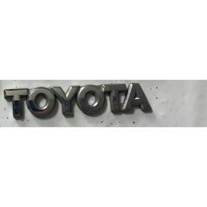 Toyota‎ Rear Trunk Tailgate TOYOTA Emblem Badge Chrome OEM Used